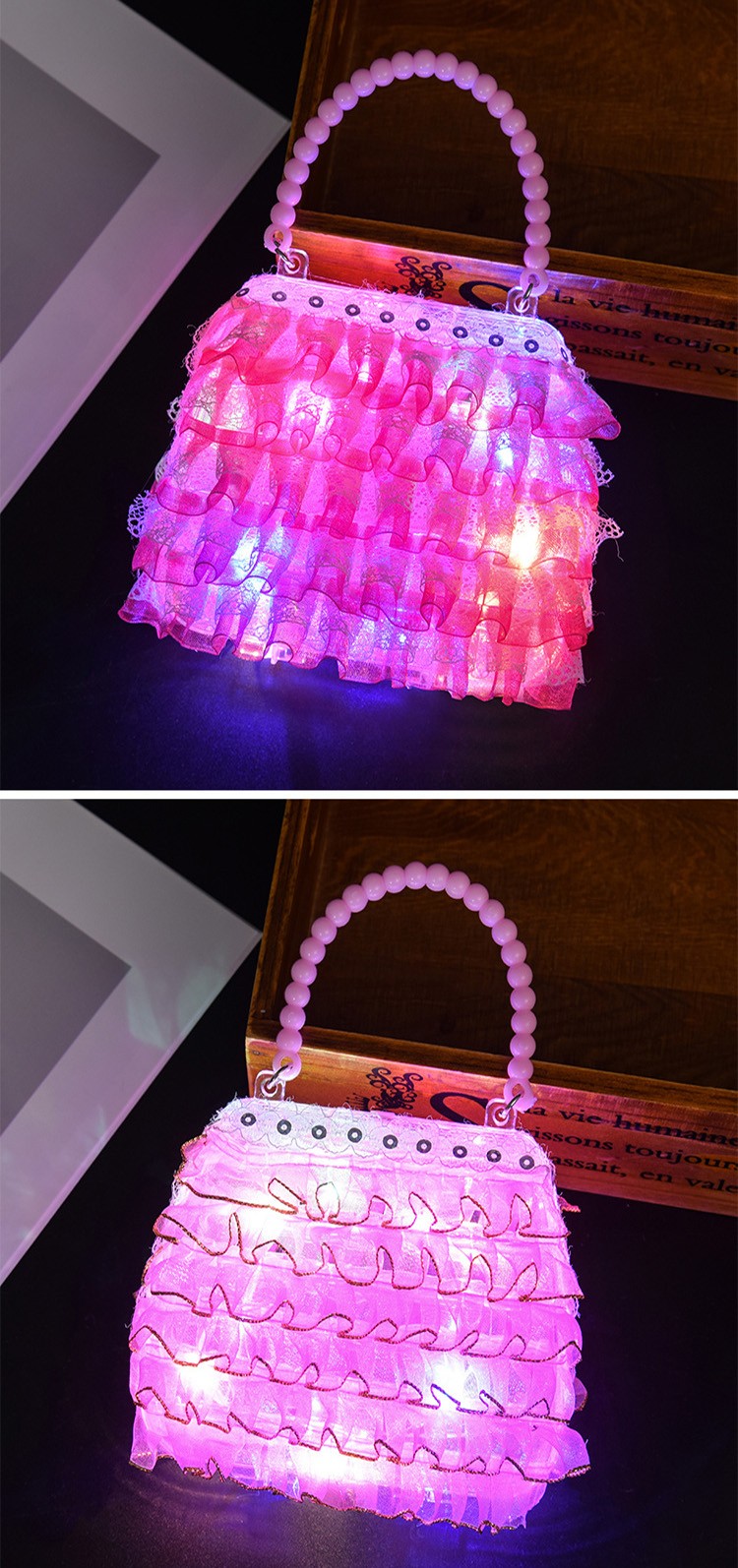 2021新款发光手提包小孩过家家玩具创意手工制作地摊夜市广场批发详情8