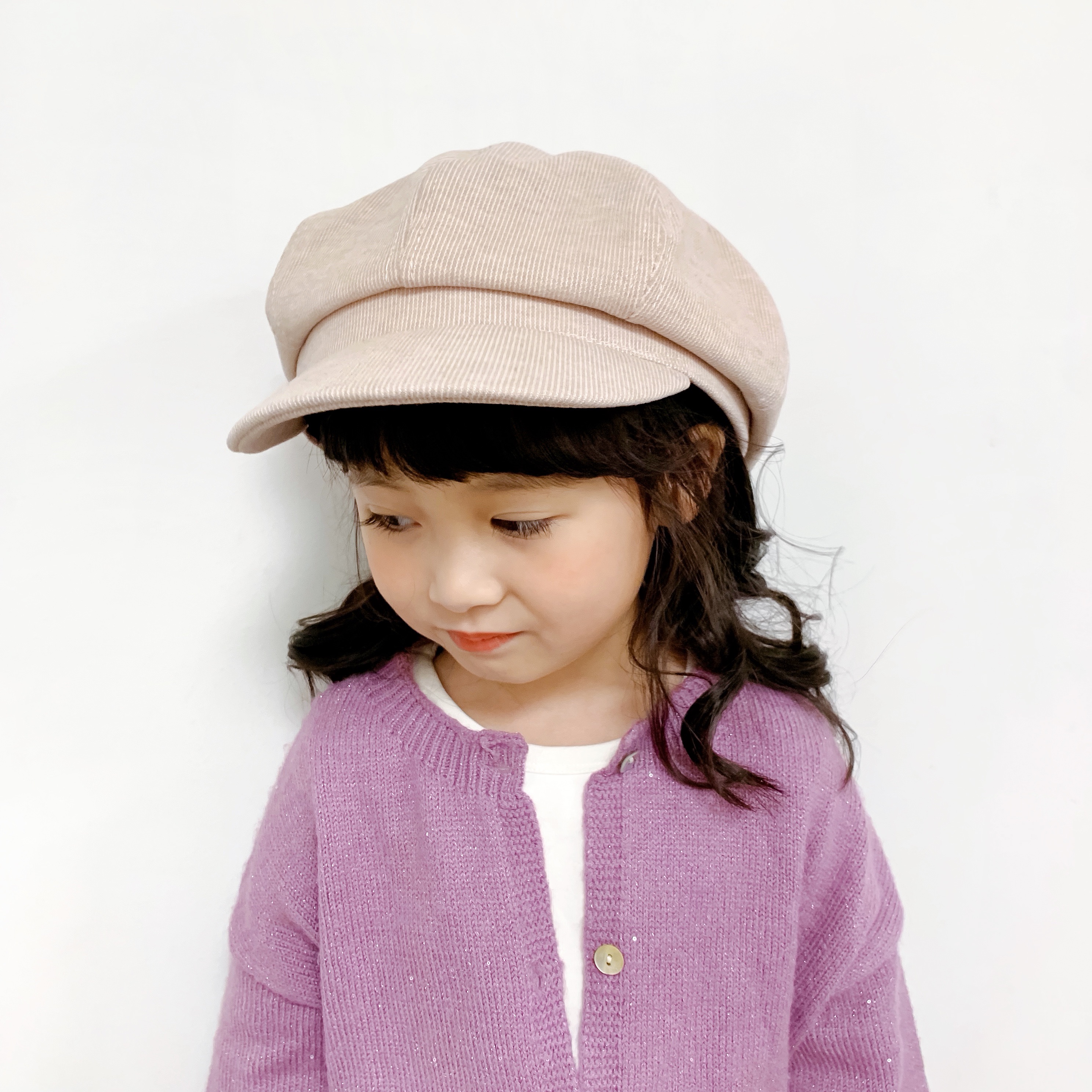 Classic Explosive Fashion Knitted Hat Autumn And Winter Wool Children's Octagonal Hat Beret 2024 Fashion Popular