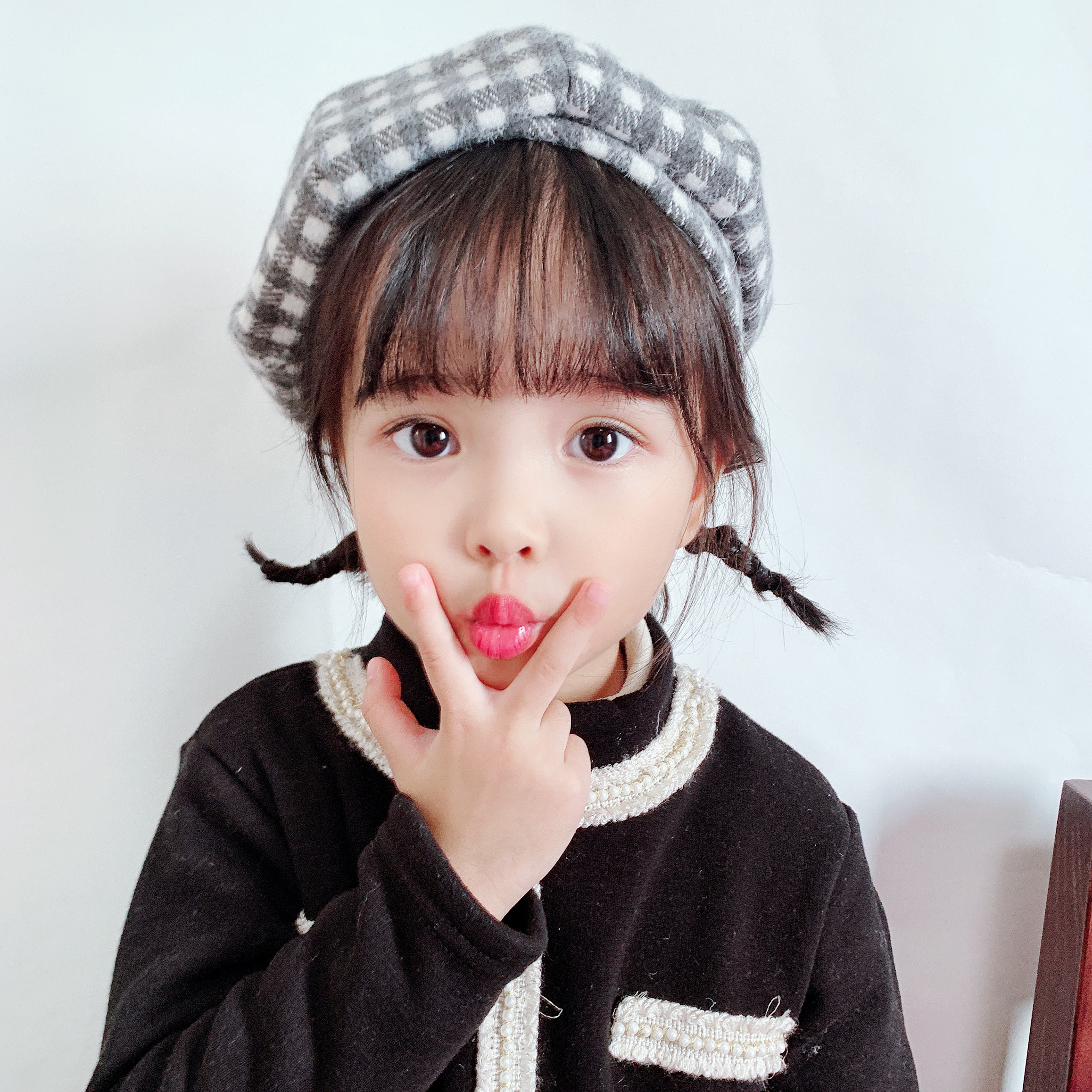 Autumn And Winter Children's Popular Wool Octagon Painter's Hat 13