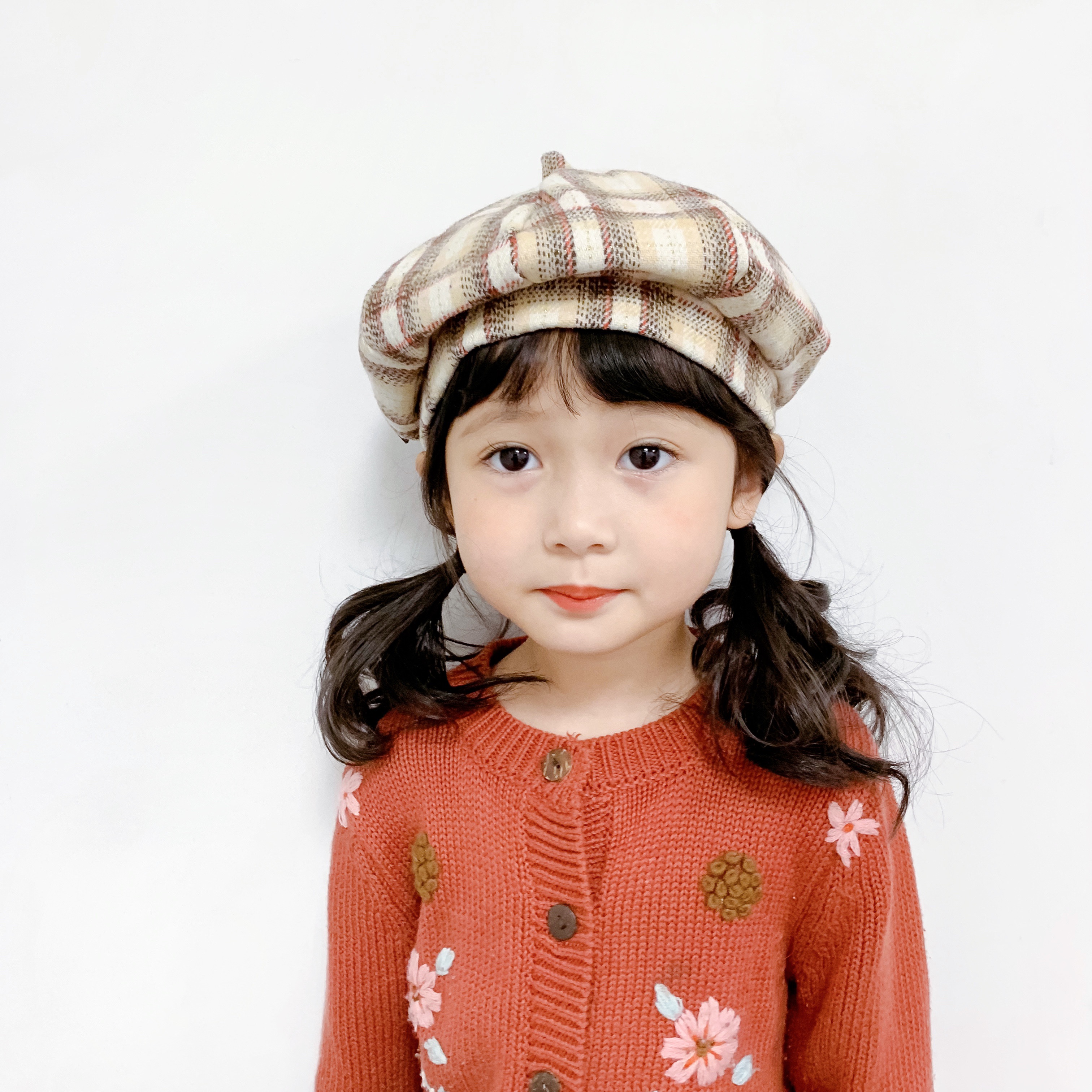Autumn And Winter Wool Octagon Beret 10