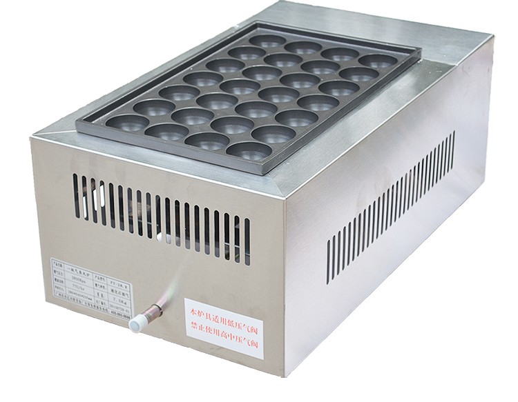 FY-28.R gas 28-hole fish ball stove, a commercial one-plate takoyaki takoyaki machine detail image 4