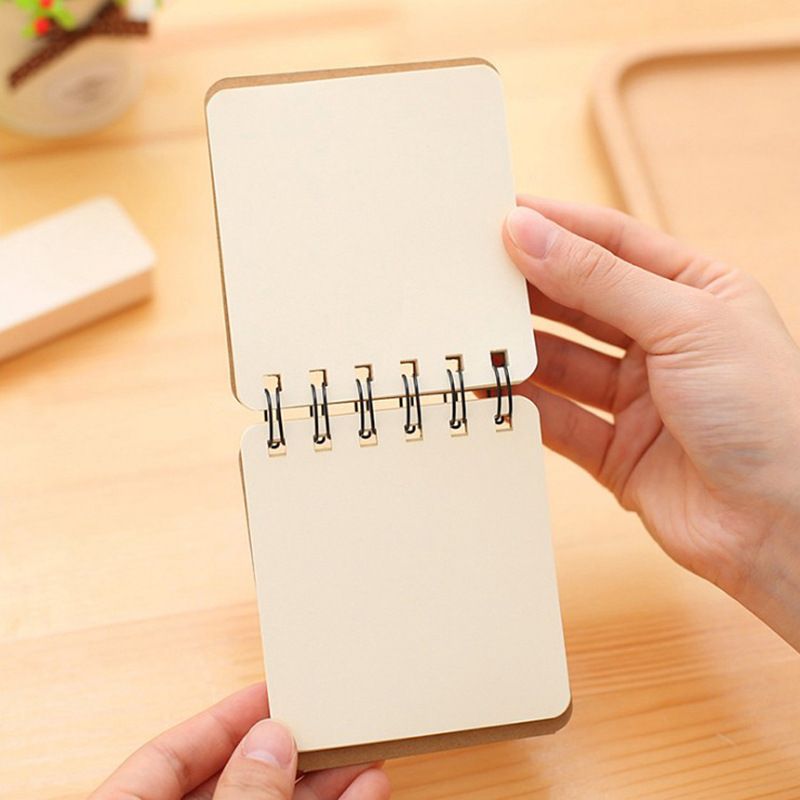 软木风格绣花线圈本 笔记本 扣环活页本 文具记事本 001