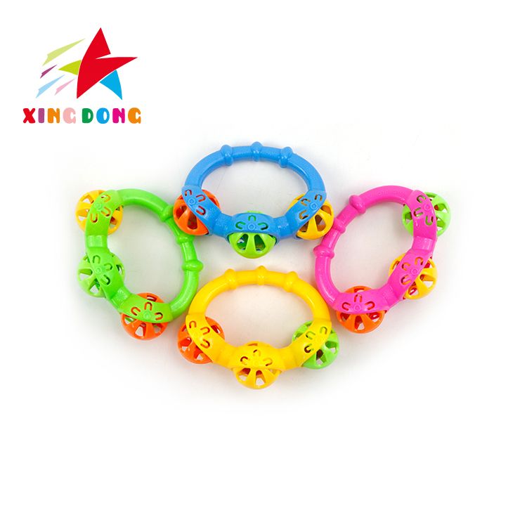 Baby toy, three bells for children to hold, rattle, single piece