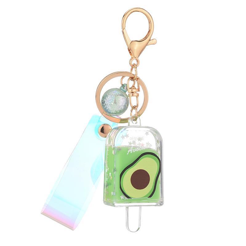 Three-dimensional silicone three-piece key chain plus string series mixed 7