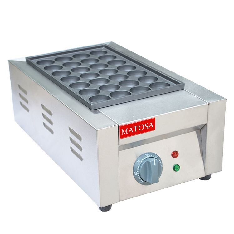 Commercial fish ball stove FY-28D electric takoyaki and meatball machine, single-board shrimp and egg pulling snack equipment Specification image