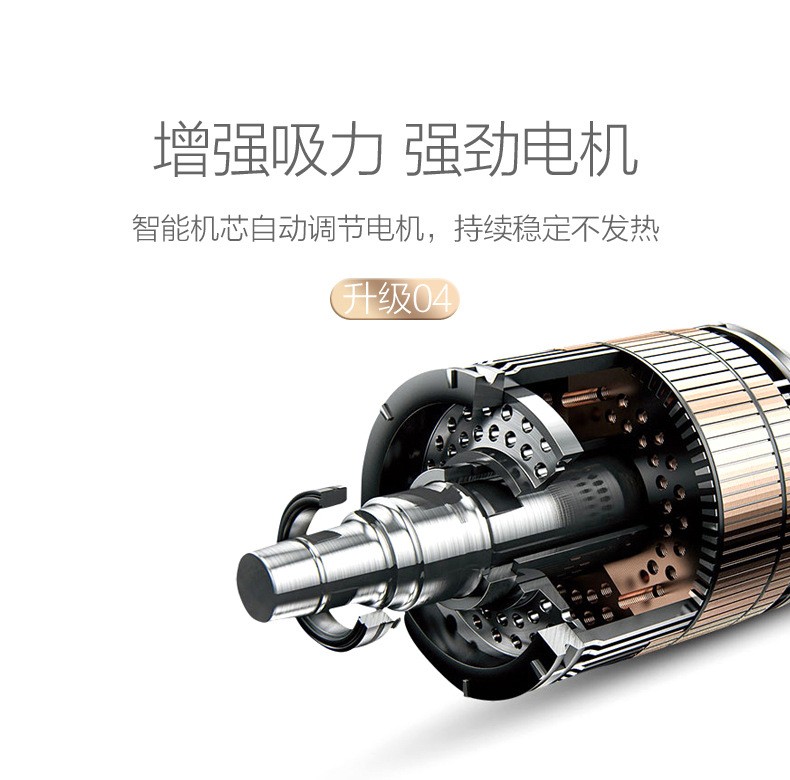 Car vacuum cleaner with floor brush and frosted handle, mopping cordless vacuum cleaner, high-power household vacuum cleaner for cars, frosted car vacuum cleaner detail image 1