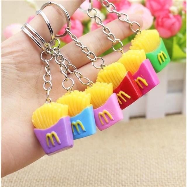 French fries keychain series mixed 3