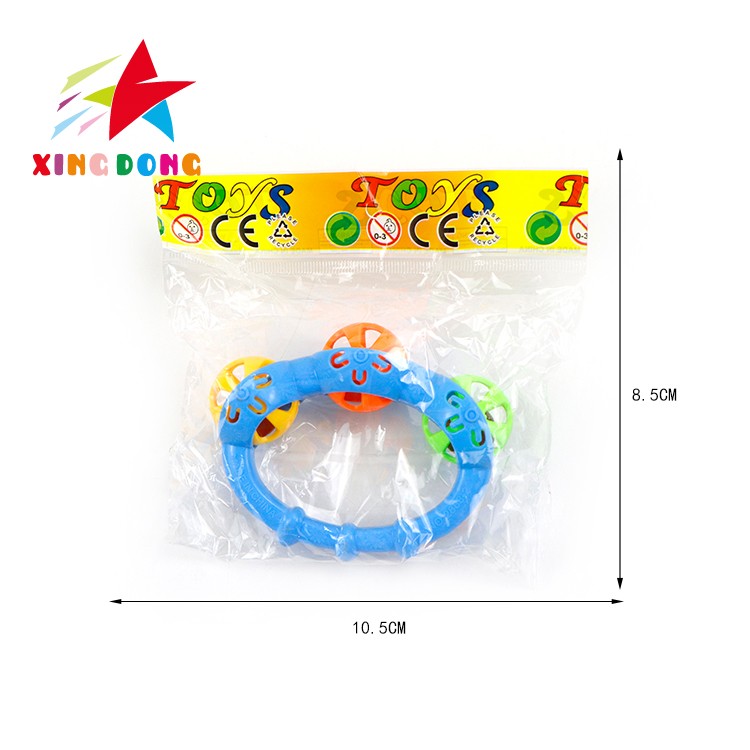 Baby toy, three bells for children to hold, rattle, single piece detail image 5
