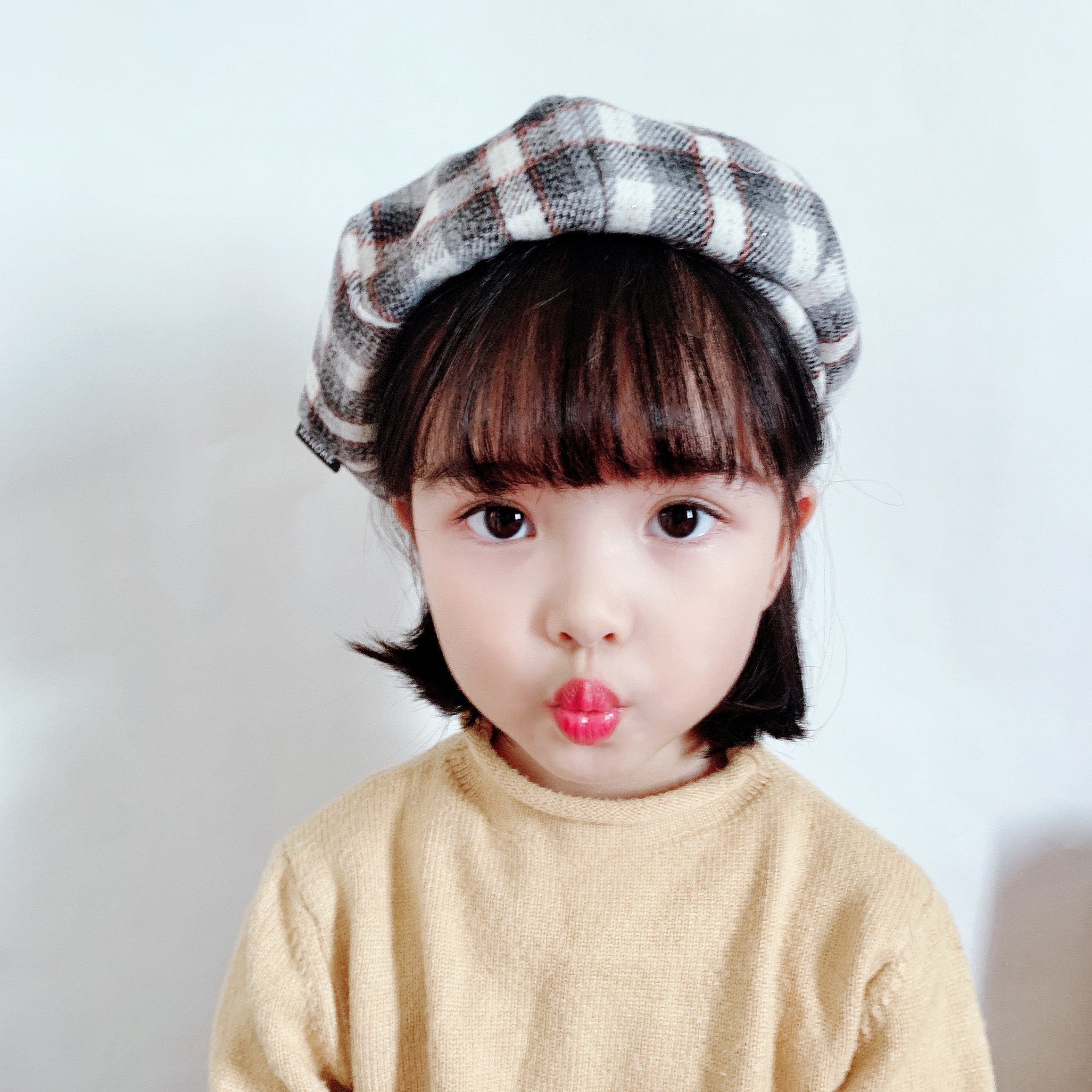 Autumn And Winter Children's Popular Wool Octagon Painter's Hat 1