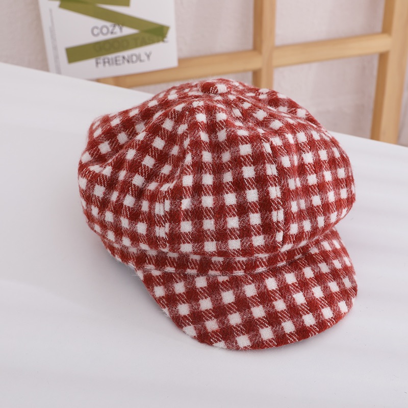 Autumn And Winter Children's Popular Wool Octagon Painter's Hat 2