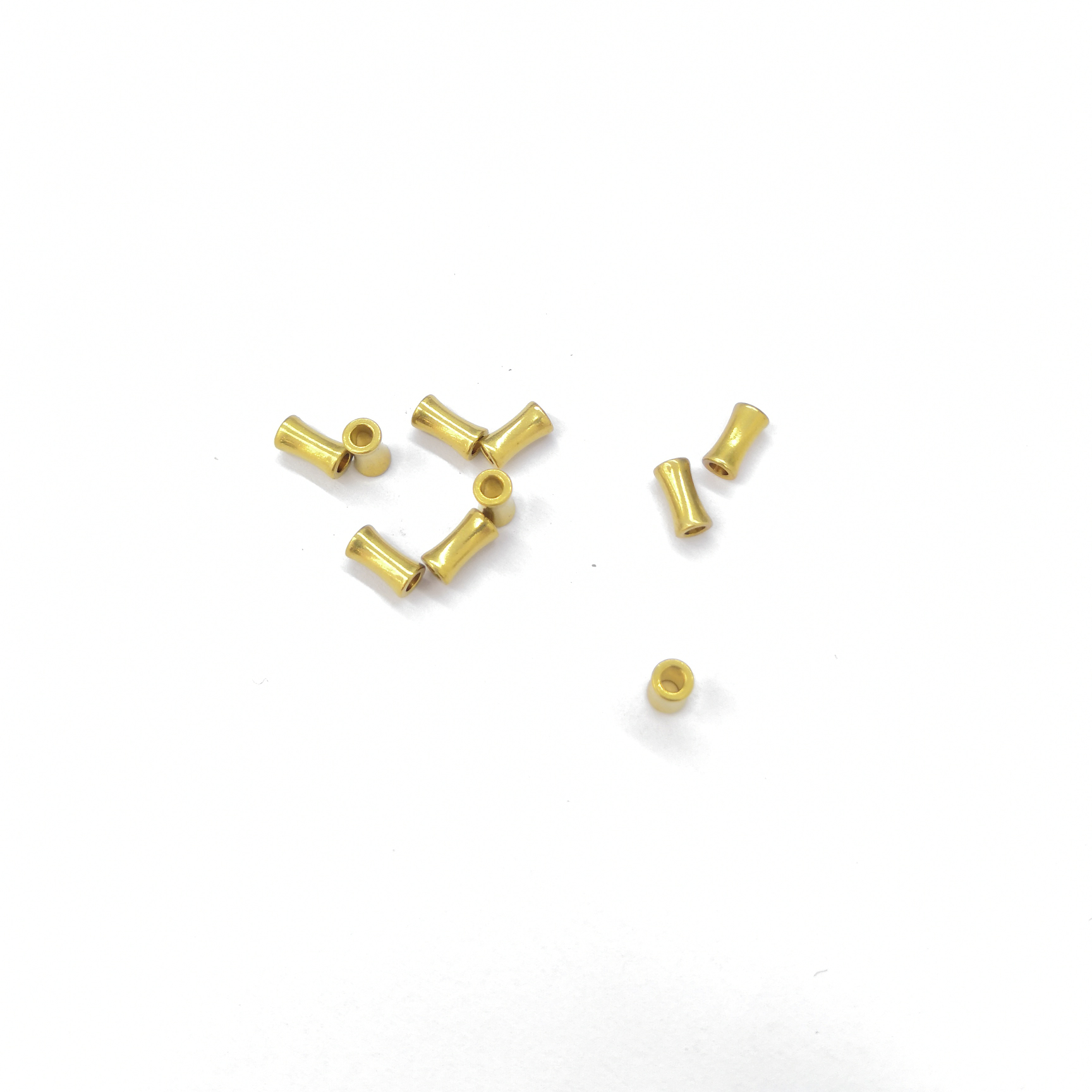 TK01342 round rod concave curved through hole pipe