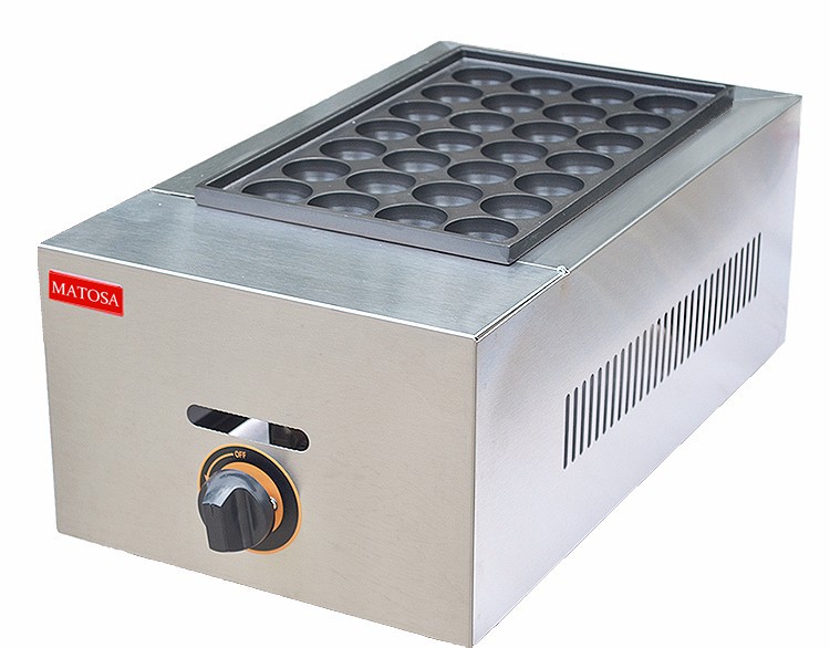 FY-28.R gas 28-hole fish ball stove, a commercial one-plate takoyaki takoyaki machine detail image 6