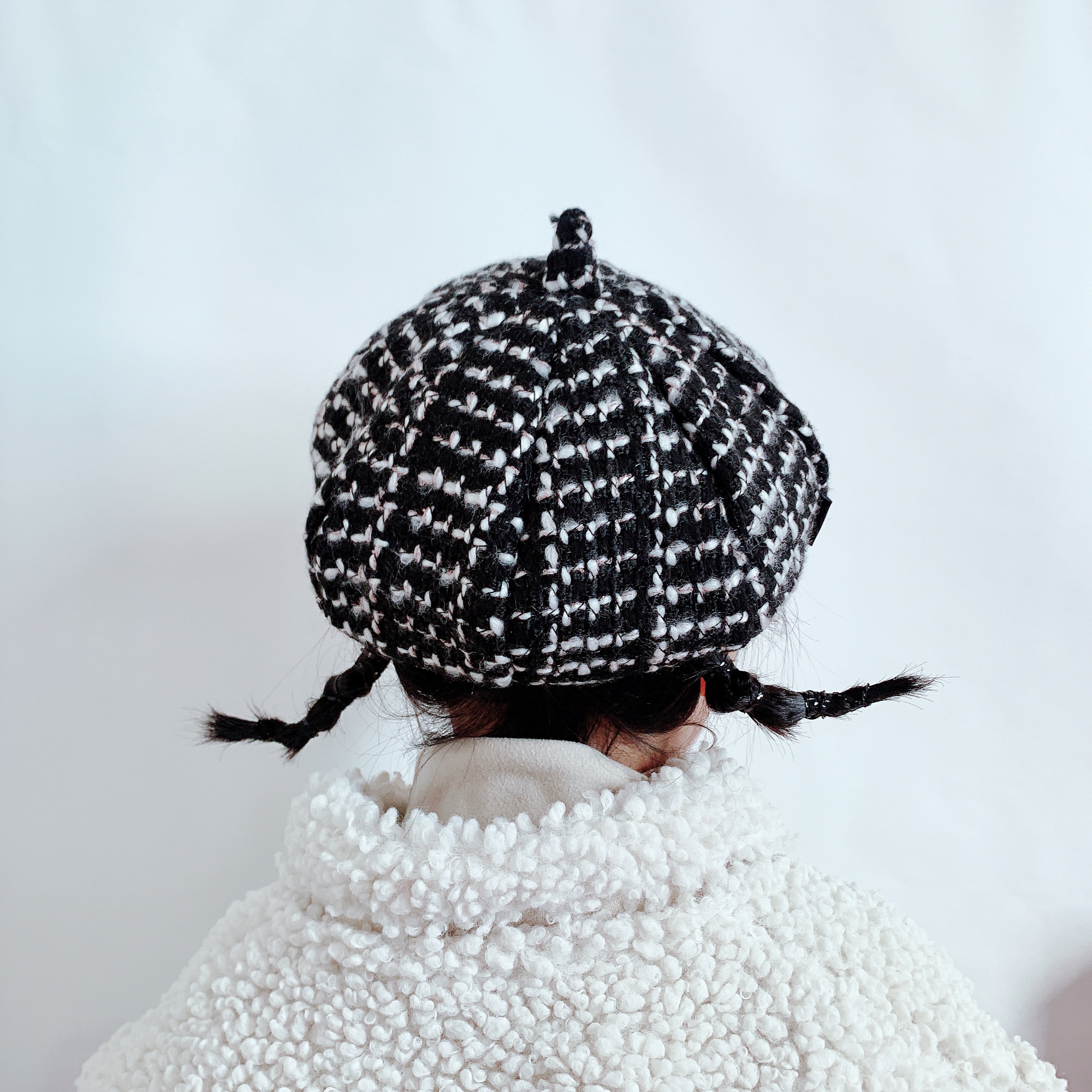 Autumn And Winter Children's Popular Wool Octagon Painter's Hat 6