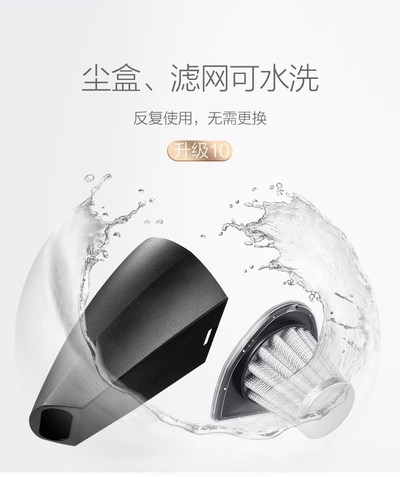 Frosted handle cordless black car vacuum cleaner, mopping cordless vacuum cleaner, high-power household vacuum cleaner for cars, frosted car vacuum cleaner detail image 13