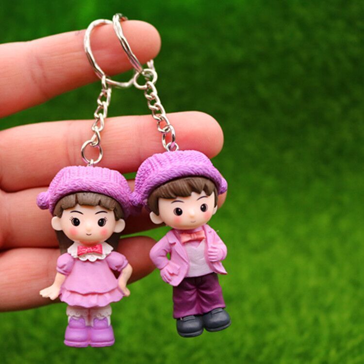 Little girl stereo doll keychain series mixed 3