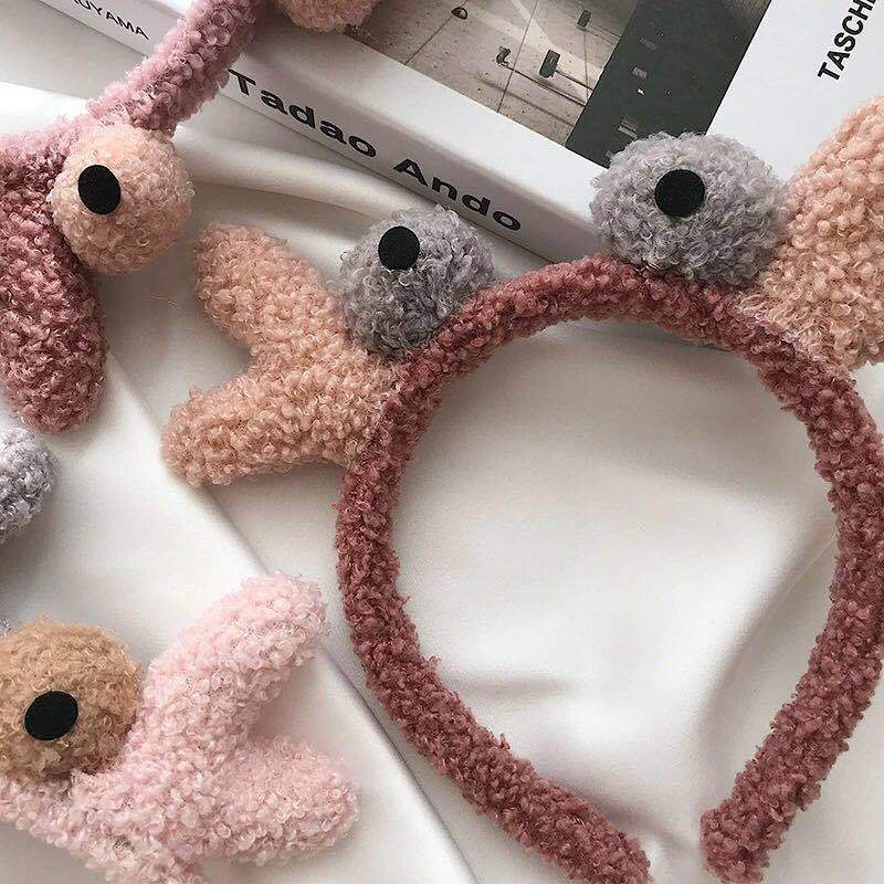 Cute cartoon children's headband, bear face wash and hair band, Korean Instagram Internet celebrity girl 8 Specification image