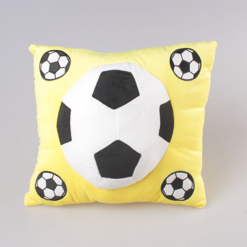 Yellow plush cushions for foreign trade export