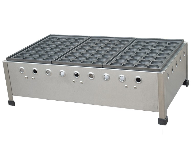 商用日式燃气鱼丸炉FY-1113三板烤盘直径4CM虾扯蛋章鱼烧机详情图5