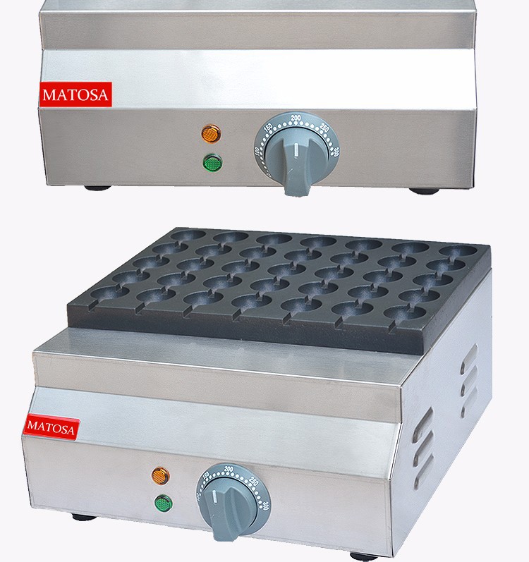 三十五孔电热鹌鹑蛋机FY-35D鸟蛋炉商用章鱼小丸子烤蛋小吃设备详情图5