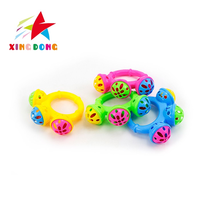 Baby toys, children's smiling face rattle, hand-held rattle, one set detail image 1