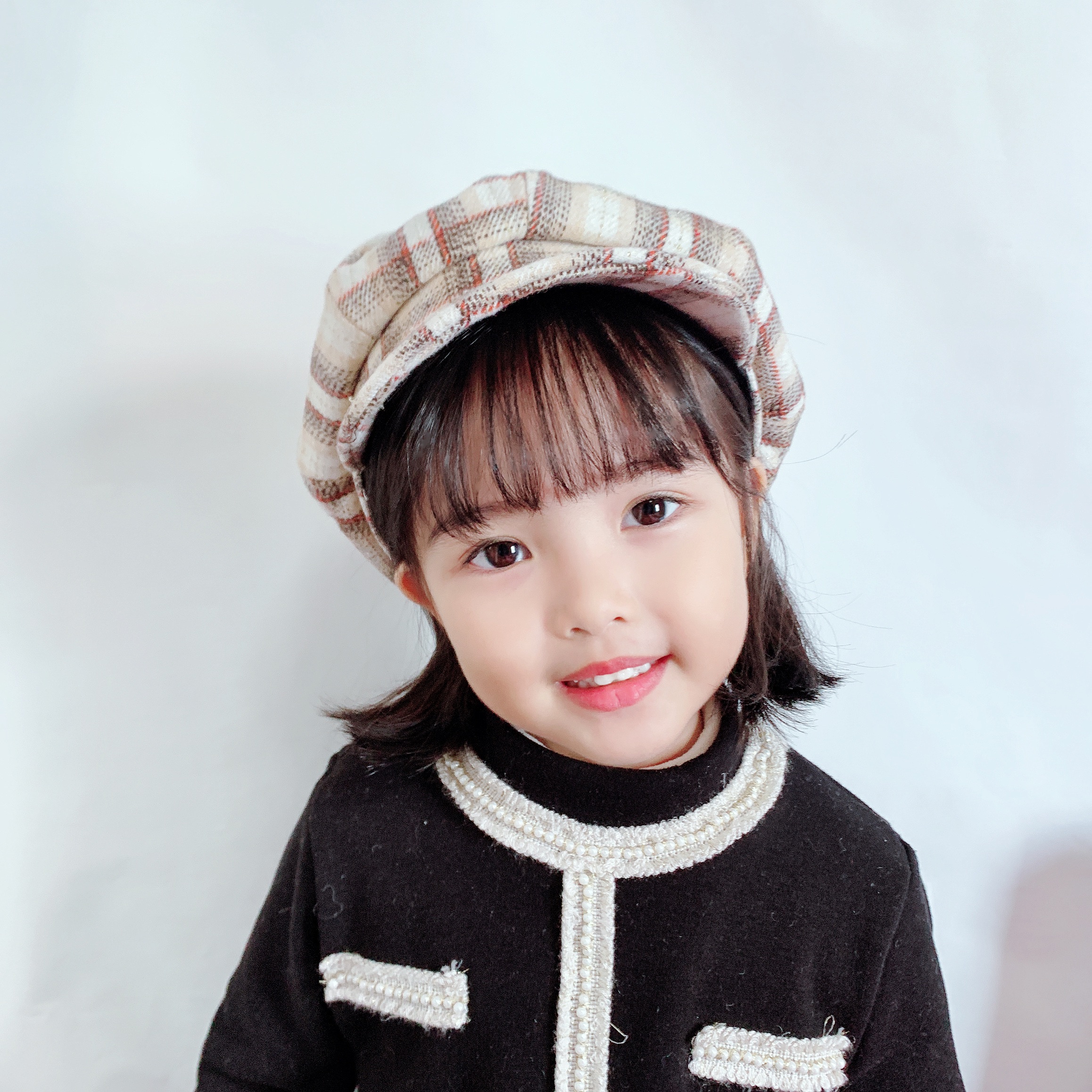 Autumn And Winter Children's Popular Wool Octagon Painter's Hat