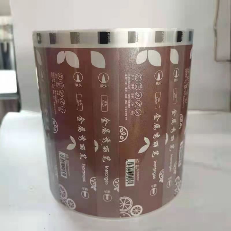 桐庐华创彩印厂 咖啡底图案 ABS 热转印花膜详情图1