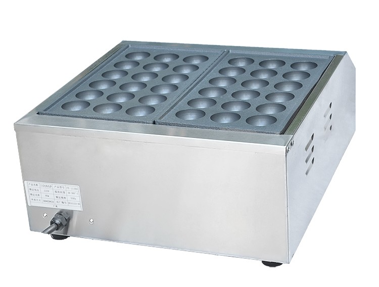 Commercial two-plate Japanese-style electric fish ball stove FY-1136A non-stick large-hole octopus ball machine and shrimp egg pulling machine detail image 7