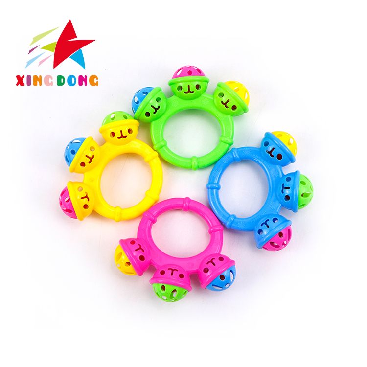 Baby toys, children's smiling face rattle, hand-held rattle, one set details Picture