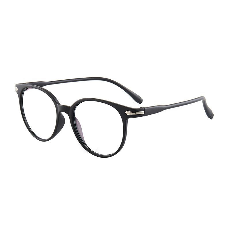 新款防蓝光眼镜 0003平光镜男女简约时尚金属点缀PC镜框跨境详情图2