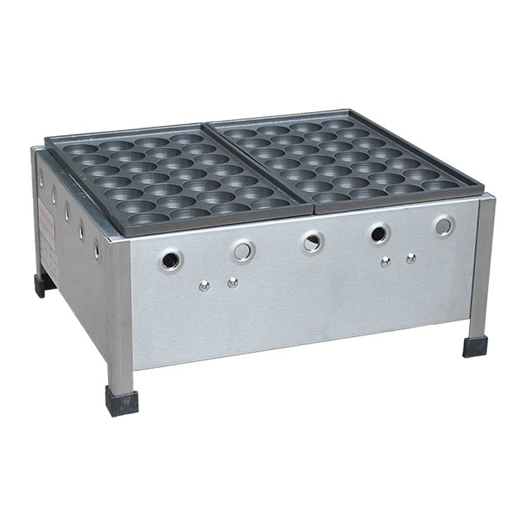 商用燃气鱼丸炉FY-1112日式章鱼丸子机双板烤盘虾扯蛋烧烤炉细节图