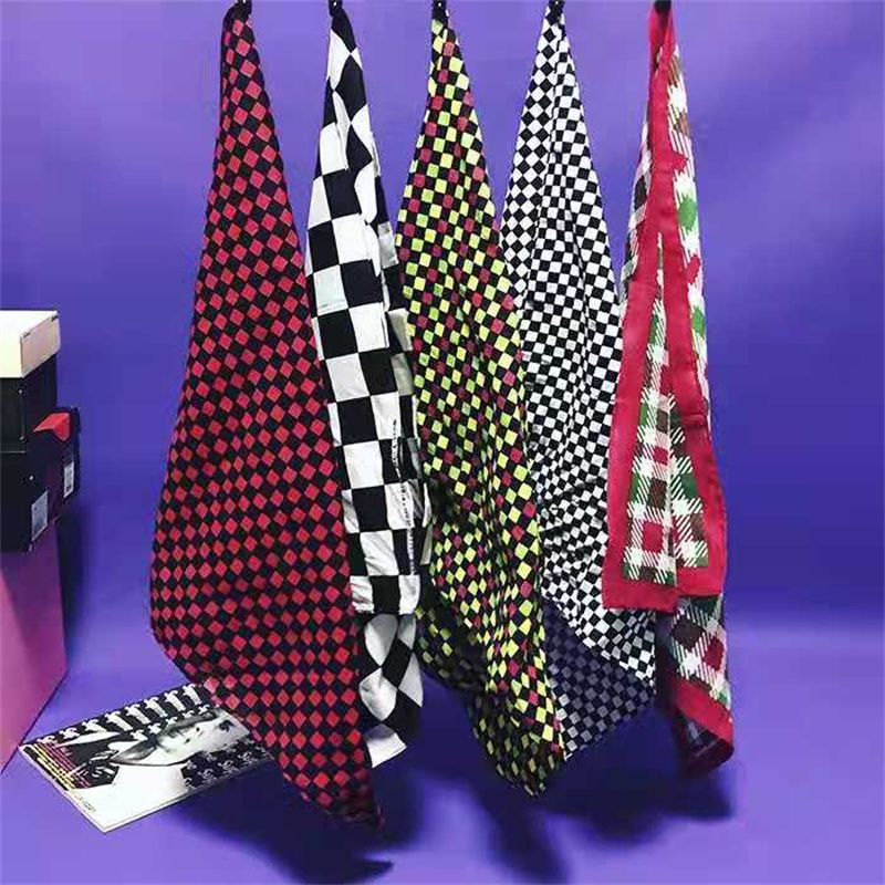 Small Fish Handkerchief Classic Hand Towel Old Handkerchief Striped Plaid Sweattowel Hand Towel 122