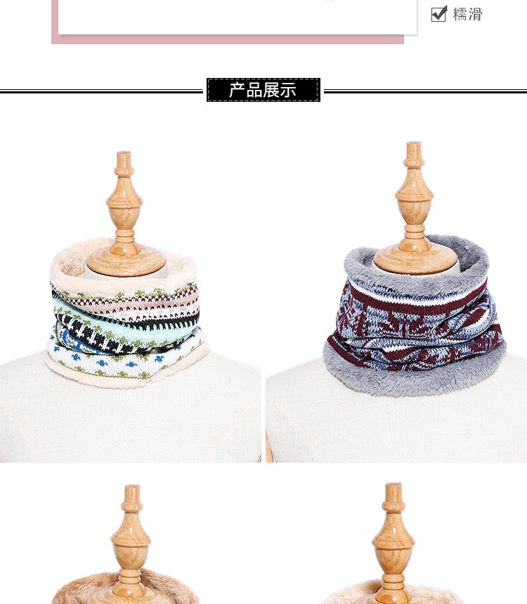 Jane Eyre Siyuan's new winter men's and women's knitted pullover and scarf cover, European and American warm and casual solid color scarf, Amazon AliExpress detail image 8