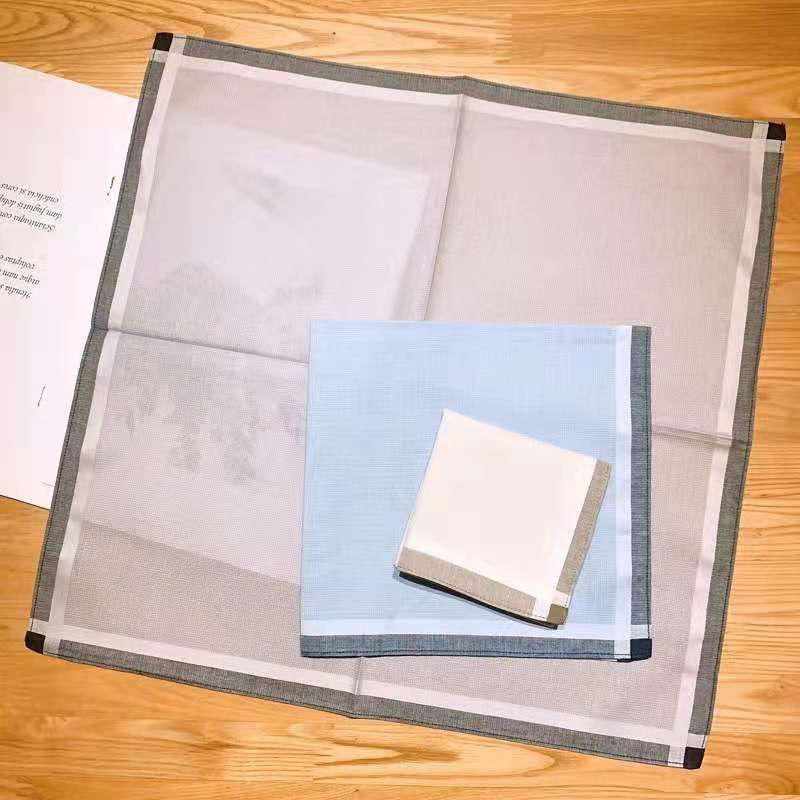 Small Fish Handkerchief Classic Hand Towel Old Handkerchief Striped Plaid Wicking Towel Hand Towel 94