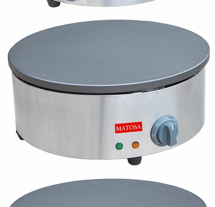 商用电热班戟炉FY-410煎饼机直径40CM飞饼机千层薄饼小吃设备详情5