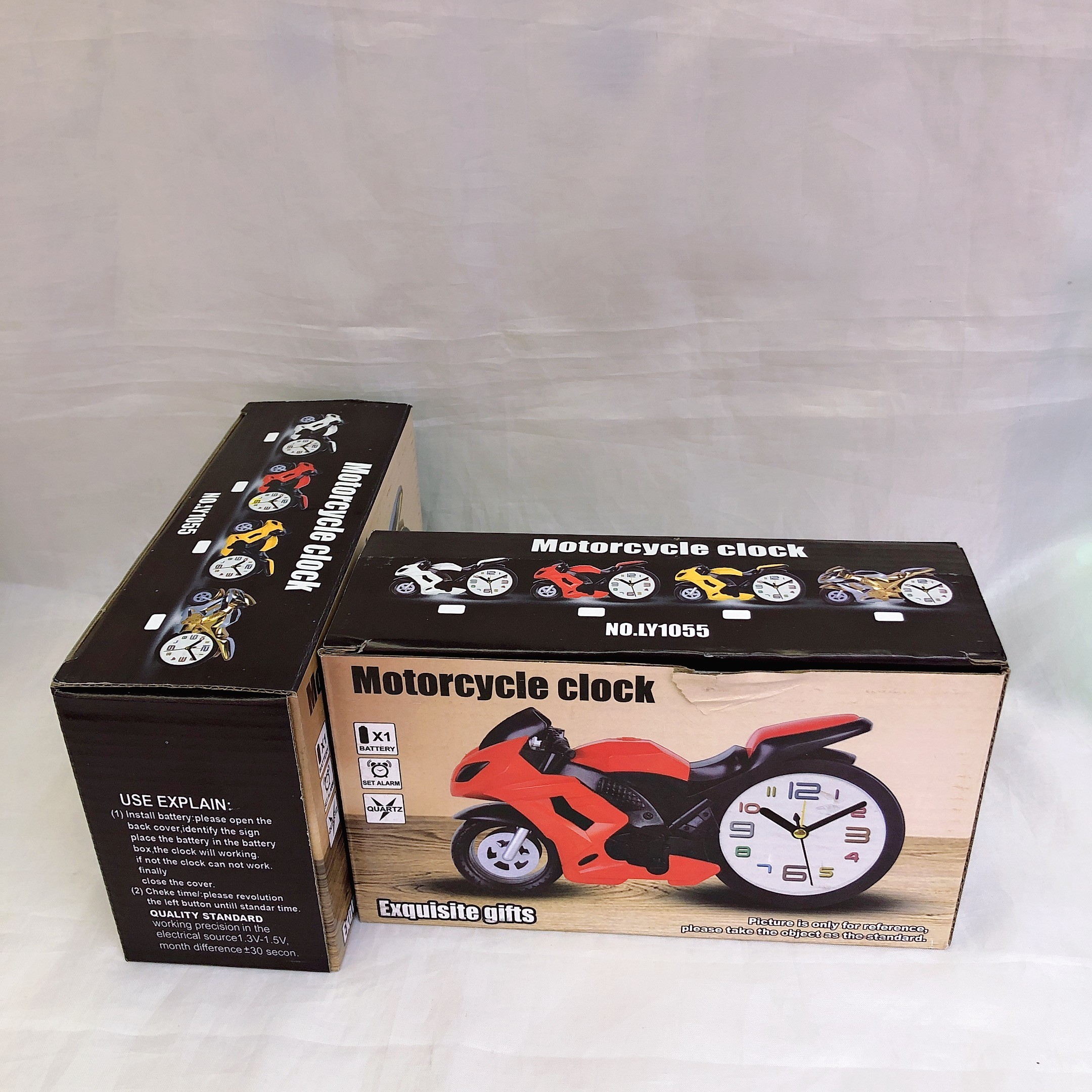复古摩托车时尚闹钟个性创意儿童玩具造型礼品摆件详情图3