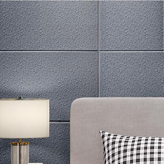 Marbling Faux leather matte surface TV background  anti-collision wall sticker and celling 3D wall sticker home office business place with decorative soft installation moisture-proof 