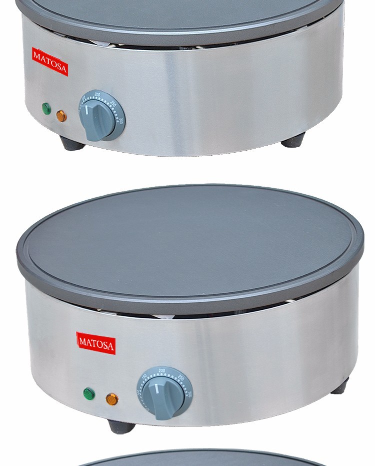 圆形班戟炉FY-420煎饼机之江40CM飞饼机千层薄饼小吃设备详情图5