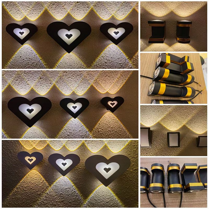 LED wall lamps, LED multi-color wall lamps, LED waterproof wall lamps, LED outdoor lighting fixtures Specification image