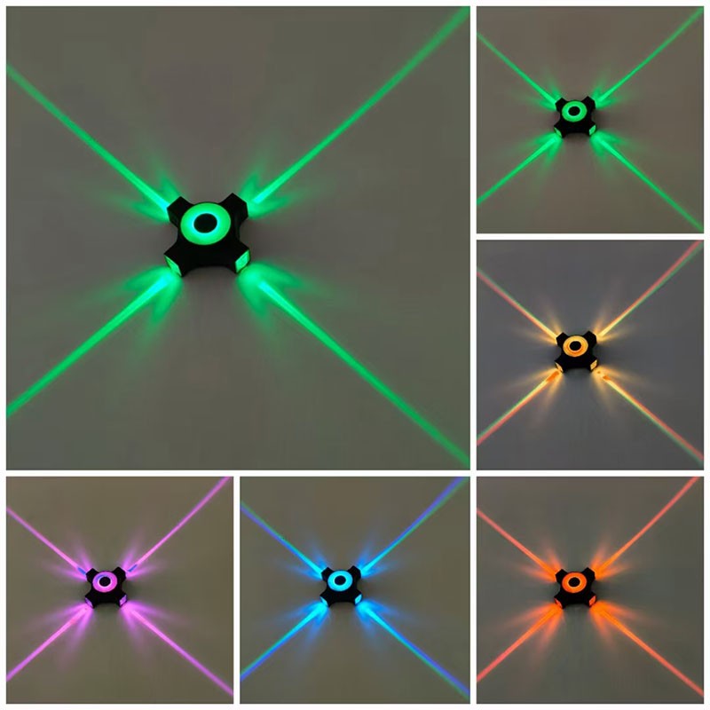 LED wall lamps, LED multi-color wall lamps, LED waterproof wall lamps, LED outdoor lighting fixtures detail image 3