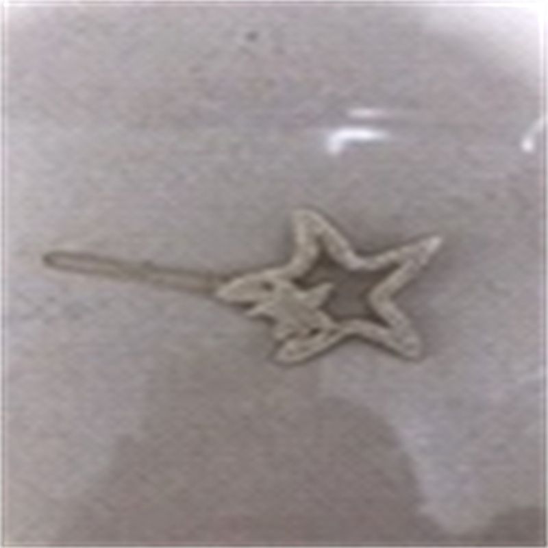 水钻青蛙扣一字夹星星发卡韩国简约气质侧边夹百搭外出刘海夹发饰005