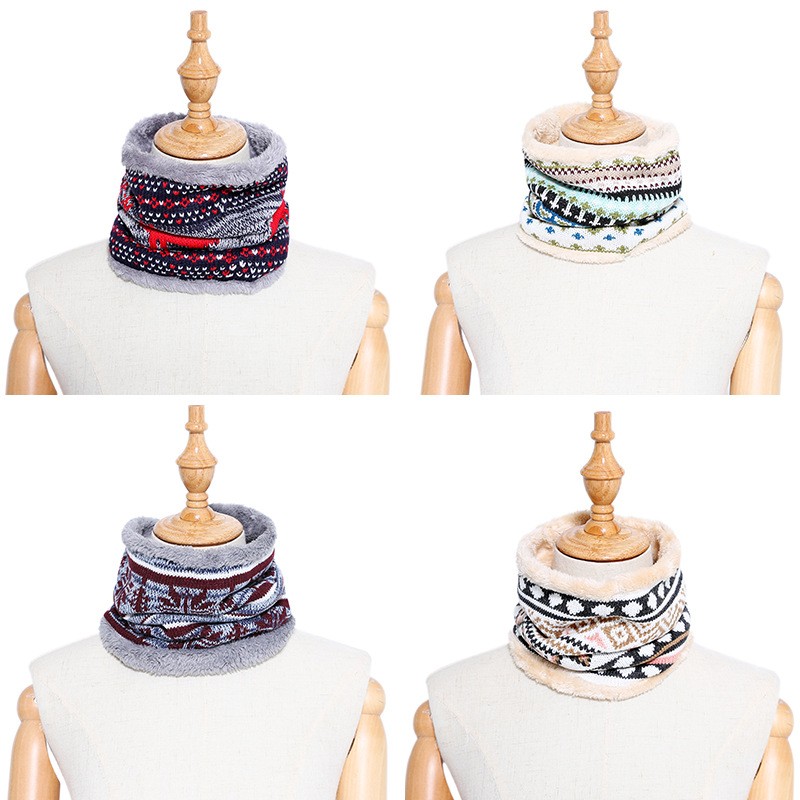 Jane Eyre Siyuan's new winter men's and women's knitted pullover and scarf cover, European and American warm and casual solid color scarf, Amazon AliExpress detail image 11