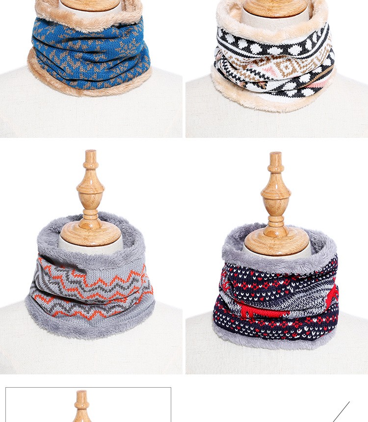 Jane Eyre Siyuan's new winter men's and women's knitted pullover and scarf cover, European and American warm and casual solid color scarf, Amazon AliExpress detail image 5