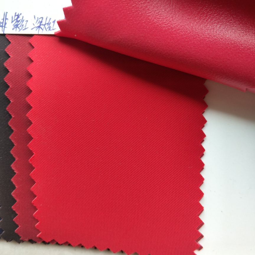 230斜纹发泡，深大红i