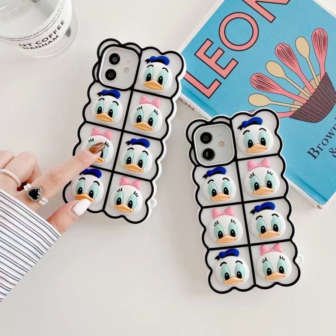 减压泡泡手机壳唐老鸭和黛西硅胶保护套 iPhone系列 手机壳 灭鼠先锋详情图4