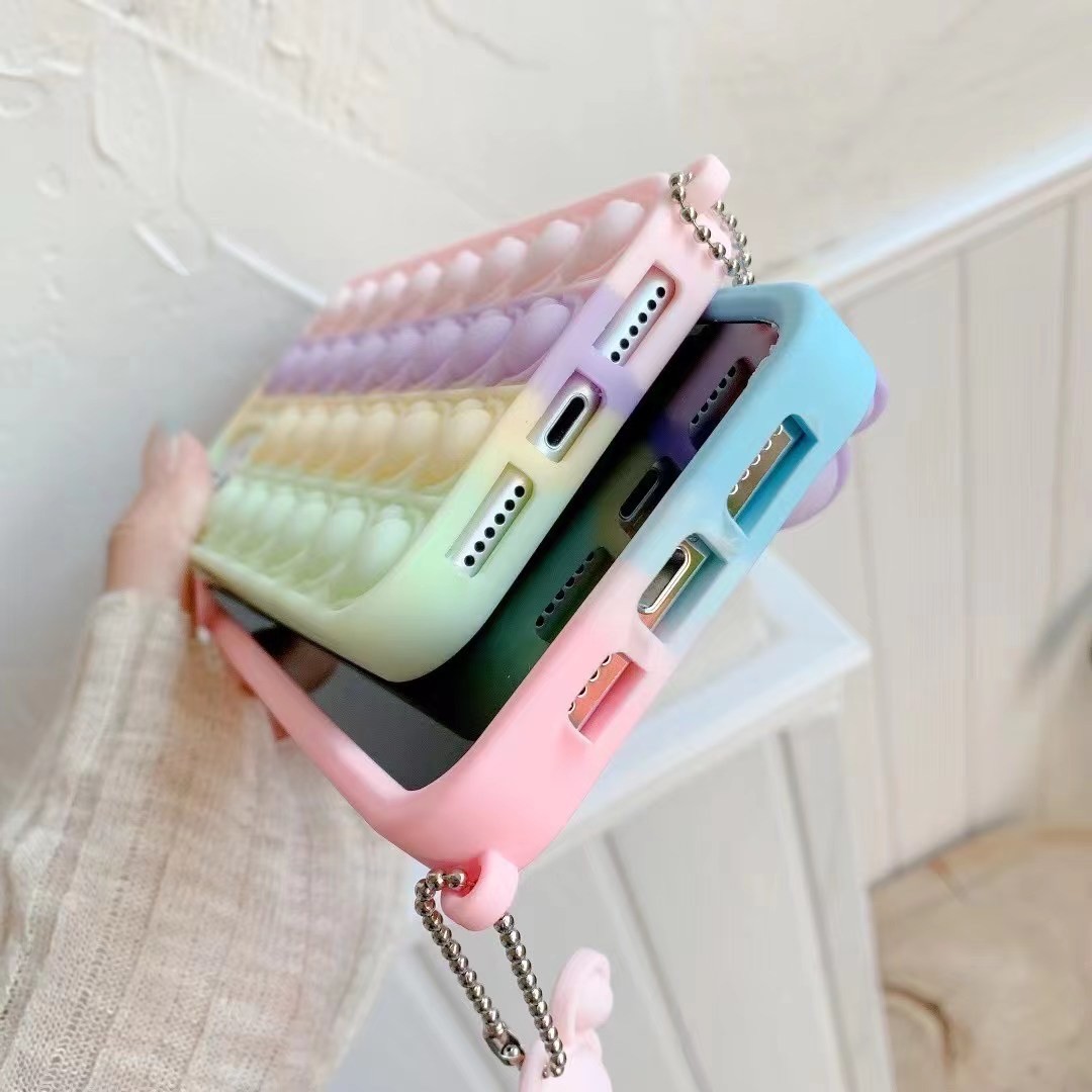 减压泡泡手机壳消消乐小熊头硅胶保护套 iPhone系列 手机壳 灭鼠先锋详情图9