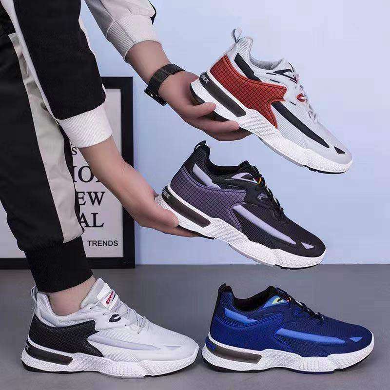 Breathable Fashion Fly-Woven Casual Sports Shoes Lace-Up Multi-Color Shock Absorption Shoes Men's Shoes Women's Shoes Board Shoes Coconut Shoes Durable Cool Non-Slip Shoes 44227-675 details Picture