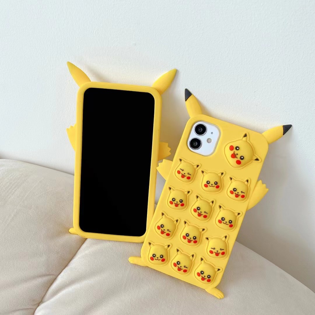 减压泡泡手机壳皮卡丘硅胶保护套 iPhone系列 手机壳 灭鼠先锋详情图7