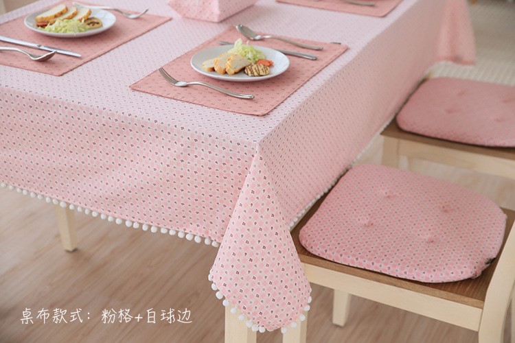 名杨织秀布艺餐桌台布长方形现代简约茶几桌布盖巾多用途混纺桌布详情图7