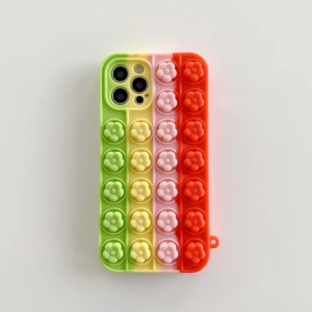 灭鼠先锋/硅胶手机壳/减压泡泡白底实物图