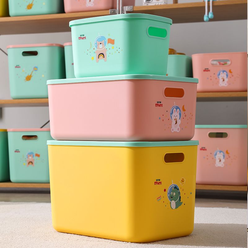 Storage box, desktop sundries, snack organizing box, office covered storage basket, cosmetics storage small box, covered storage box, large size 36*25.5*24 Specification drawing